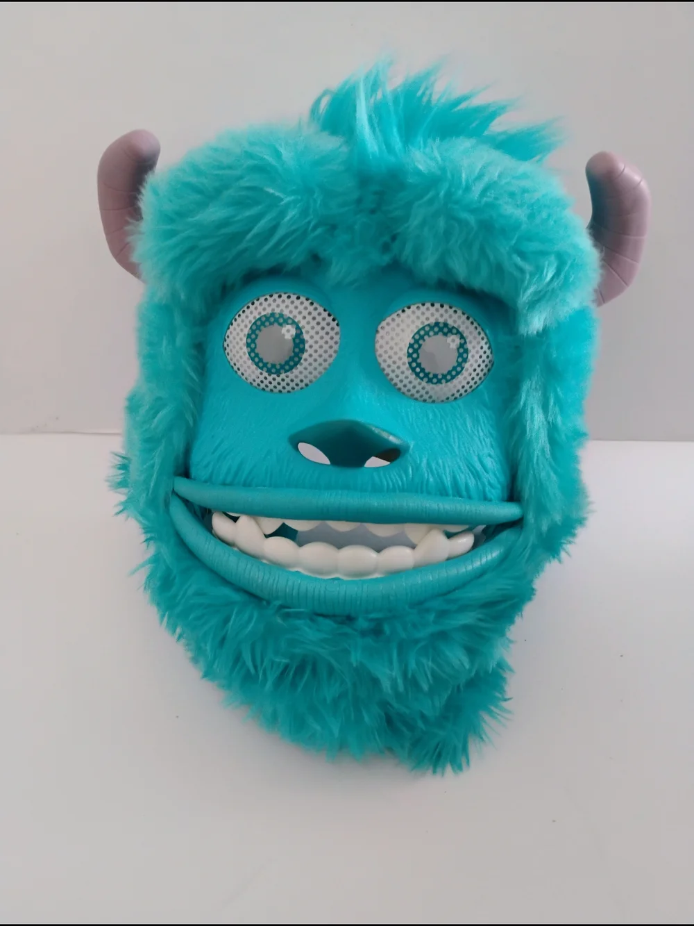 Disney Pixar Monsters Inc University Sulley Mask Costume Face Moving Jaw Mouth